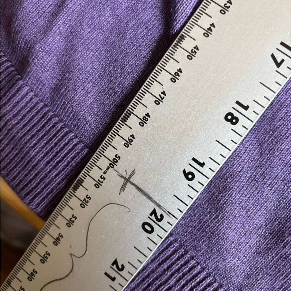 Coldwater Creek Deep Purple Button Down Top - Picture 3 of 5